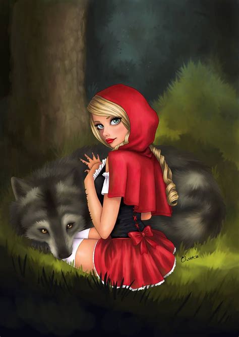 red riding hood  tesiangirl red riding hood wolf red ridding