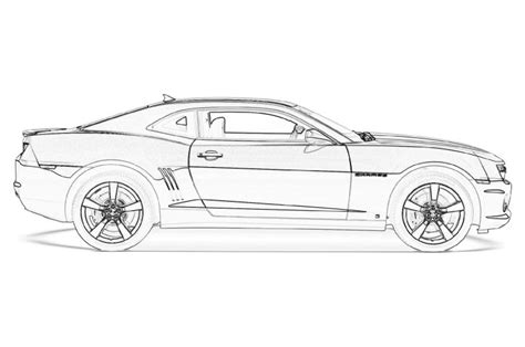 camaro coloring pages   fast learning educative printable