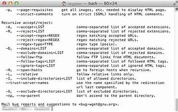 GNU Wget screenshot #2
