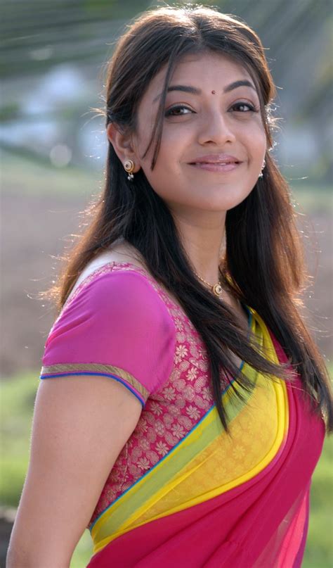 kajal agarwal hot navel show in half saree cute and hot photo gallery tamil south tamil