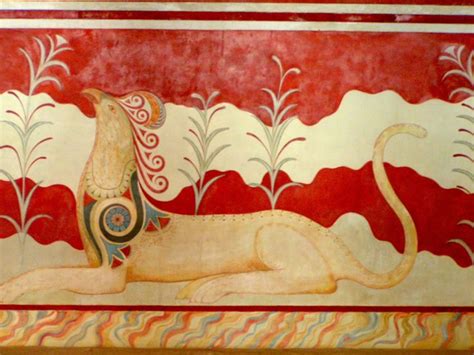 minoan sir arthur evans context mycenienne art grec fresque