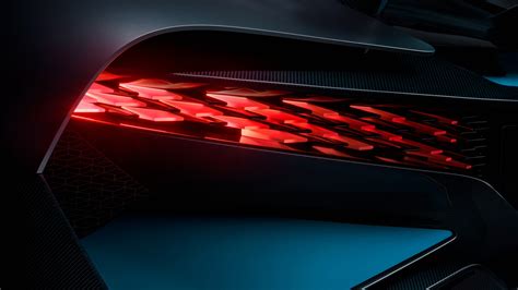 2019 Bugatti Divo LED Tail Lights 4K Wallpaper | HD Car