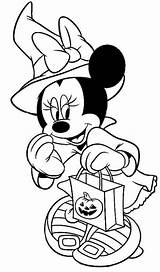 Halloween Coloring Disney Pages Minnie Printable Mouse Kids Garfield Mickey Coloriage Sheets Colouring Print Fall Google Color Printables Para Witch sketch template