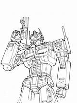 Optimus Prime Coloring Pages Printable Boys Transformers Kids Color Recommended Print sketch template