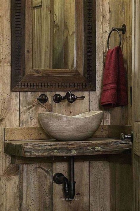 splendid awesome  popular rustic bathroom designs