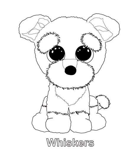 beanie boo coloring pages   getcoloringscom  printable