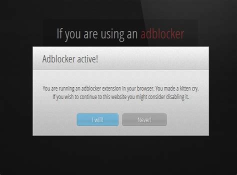 block adblock tutorialzine