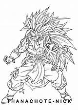 Saiyan Ziex Thanachote Goku Dragon Dbz sketch template