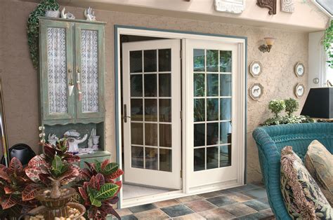 single french door exterior  stylish  practical addition