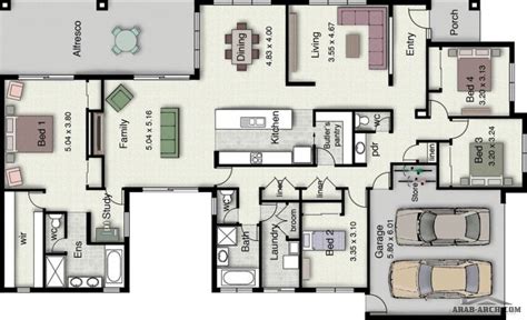 luxury floor plans  homes   bedrooms arab arch