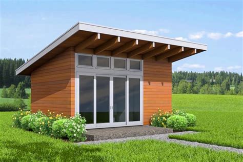 contemporary tiny home plan mg architectural designs house plans