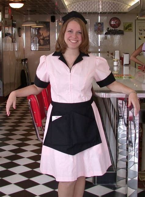 1980s Waitress 1950 S Waitress Uniforms Top Row Diner Waitress