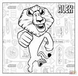 Coloring Pages Madagascar Julien King Popular sketch template