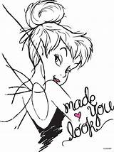 Disney Tinkerbell Pages Coloring Fairies Walt Resort Sassy Cartoon Tattoo Bells Drawings Cliparts Clipart Follow Wedding Illustration Bell Tink Via sketch template