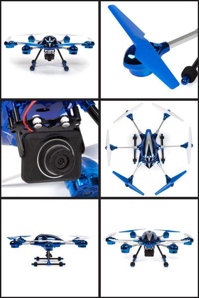 world tech toys ghz alpha spy drone  video camera rc hexacopter