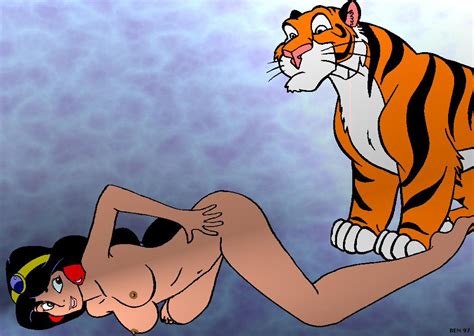 xbooru aladdin series ben artist comic disney princess jasmine rajah tagme tiger 68740