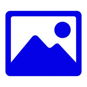 blue image icon png symbol