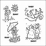 Weather Coloring Pages Kids Sunny Color Drawing Rain Getdrawings Rainy Sheets Getcolorings sketch template
