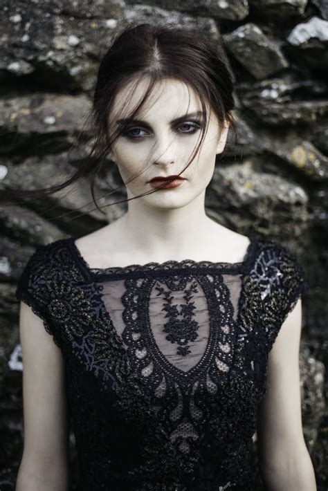Hair And Make Up Blackest Day Dark Moody Fashion Photography Editorial