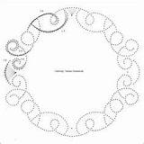 Embroidery Paper Cards sketch template