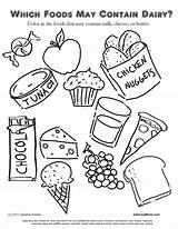 Food Unhealthy Coloring Pages Healthy Color Print Getcolorings Colorin Printable sketch template