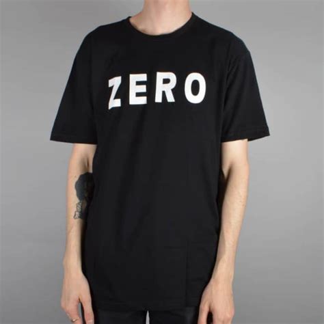 zero skateboards zero army skate t shirt black skate clothing from