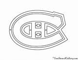 Montreal Canadiens Nhl Montréal Freestencilgallery sketch template
