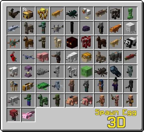 spawn egg  resource pack   texture packs