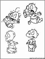 Coloring Pages Rugrats Fun Color sketch template