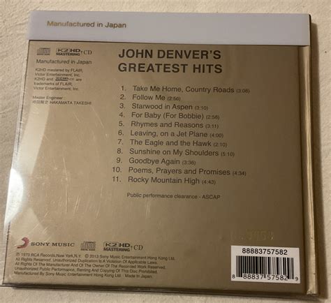 john denvers greatest hits  hd vinyl cd  blu ray