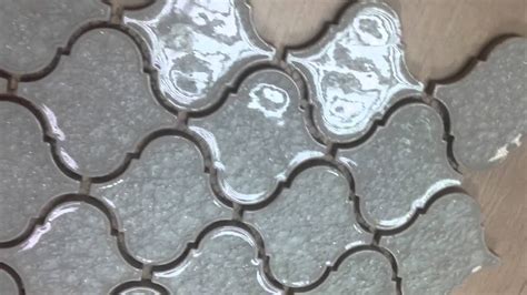 crackle glazed ceramic mosaic tile youtube