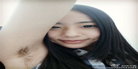 Gadis China Dichina Ada Trend Unik Foto Pamer Bulu Ketiak
