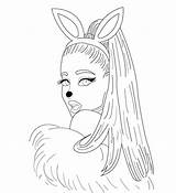 Ariana Victorious Eilish Billie Xcolorings sketch template