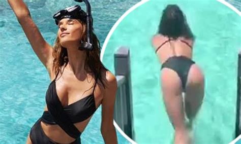 Alessandra Ambrosio Exhibits Her Taut Midriff And Pert Derriere In Cut