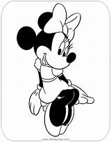 Minnie Disneyclips Misc Coloriages sketch template