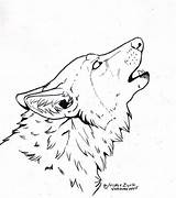 Wolf Line Howling Drawing Coloring Pages Natsumewolf Deviantart Color Drawings Head Only Face Outline Sketch Wolves Tattoo Template Sketches Cool sketch template