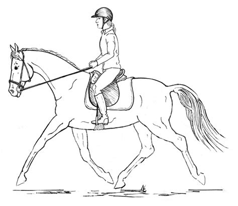 coloring pages  people riding horses coloring pages