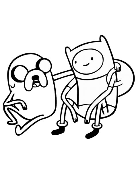 coloring pages adventure time