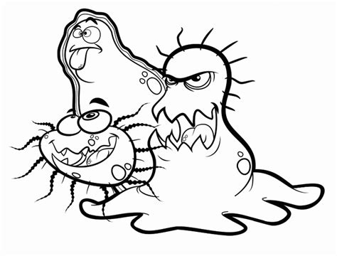 germs coloring pages  coloring pages  kids