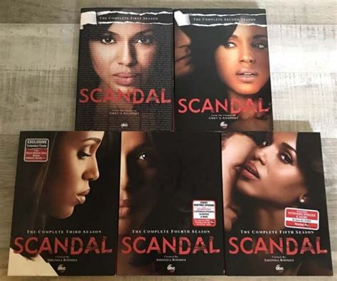Scandal The Complete Series Seasons 1 5 Excellent Pre Owned Condition