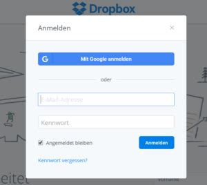 dropbox guide von loginservicede