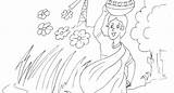 Scenery Village Drawing Coloring Pages Getdrawings Kids sketch template