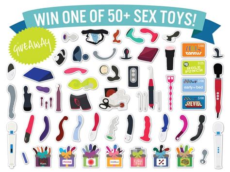 sex toys for all — win one of more than 50 sex toy prizes