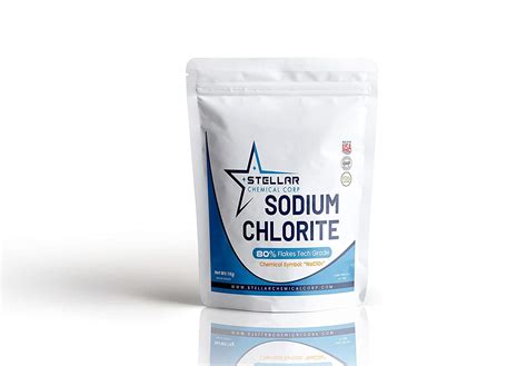 stellar chemical sodium chlorite  flakes tech grade  grams