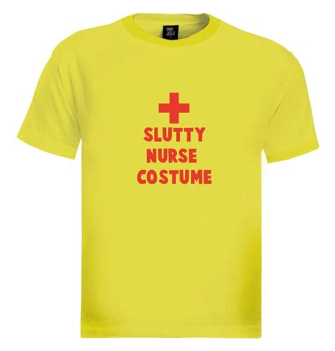 Slutty Nurse Costume T Shirt Cheap Easy Quick Halloween Costume Party