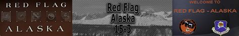 red flag alaska   thunder  alaska