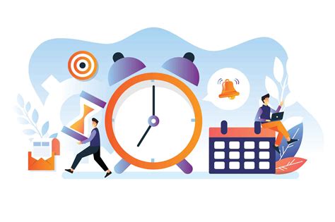 time management illustration ai