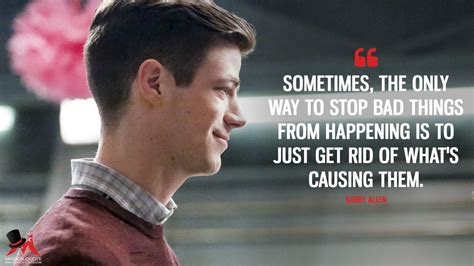 Barry Allen Sometimes The Only Way To Stop Bad Things