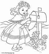 Desenhos Meninas Mailing Template Curly Colorir sketch template