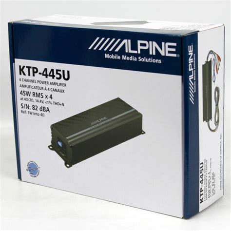 alpine ktp   channel  power pack car amplifier  sale  ebay